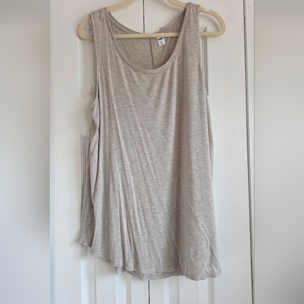 Old Navy Light Taupe Luxe  Tank Top XL